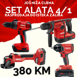 Set alata 4/1 HILTI  sa 4 LiOn baterije